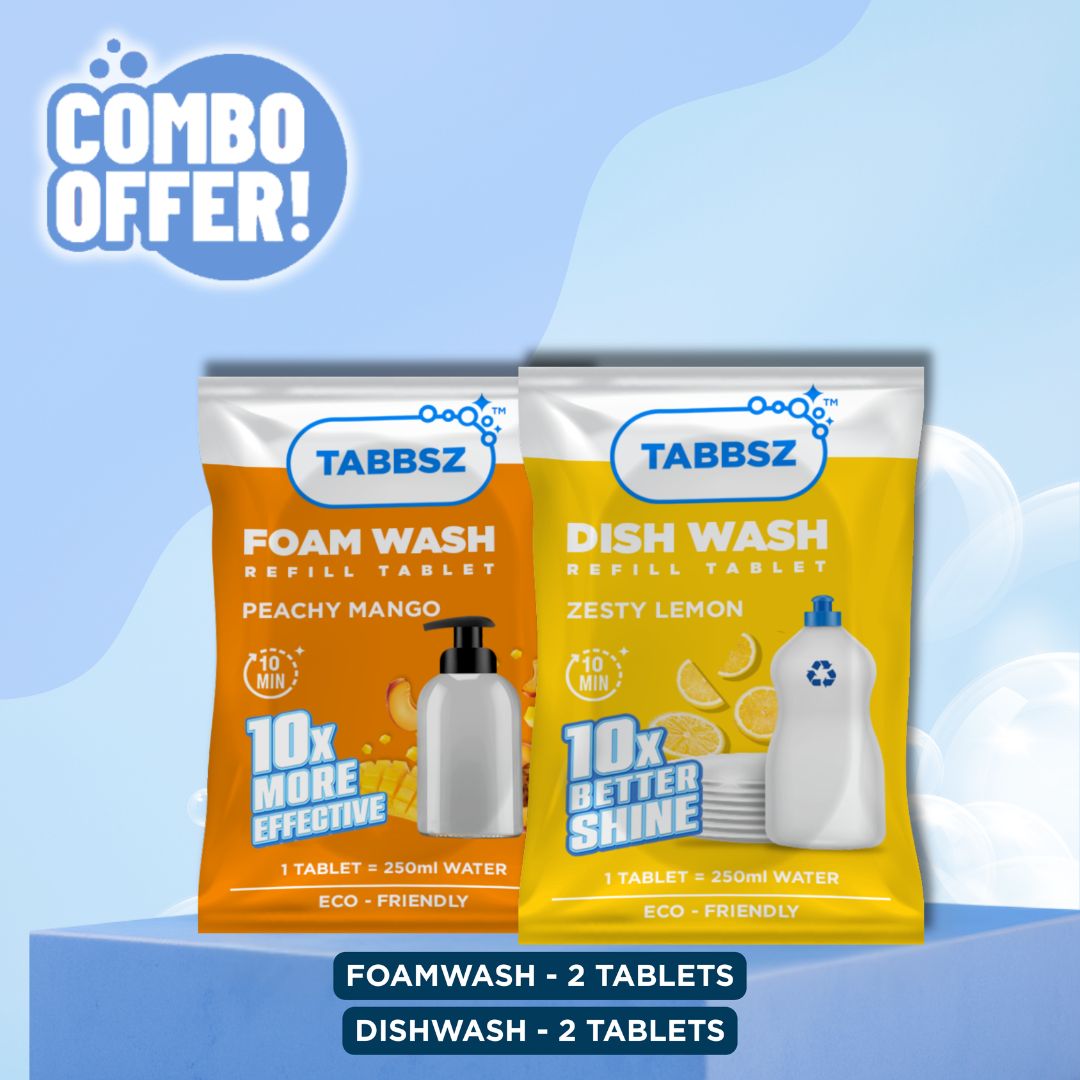 2x Foam + 2x Dishwash