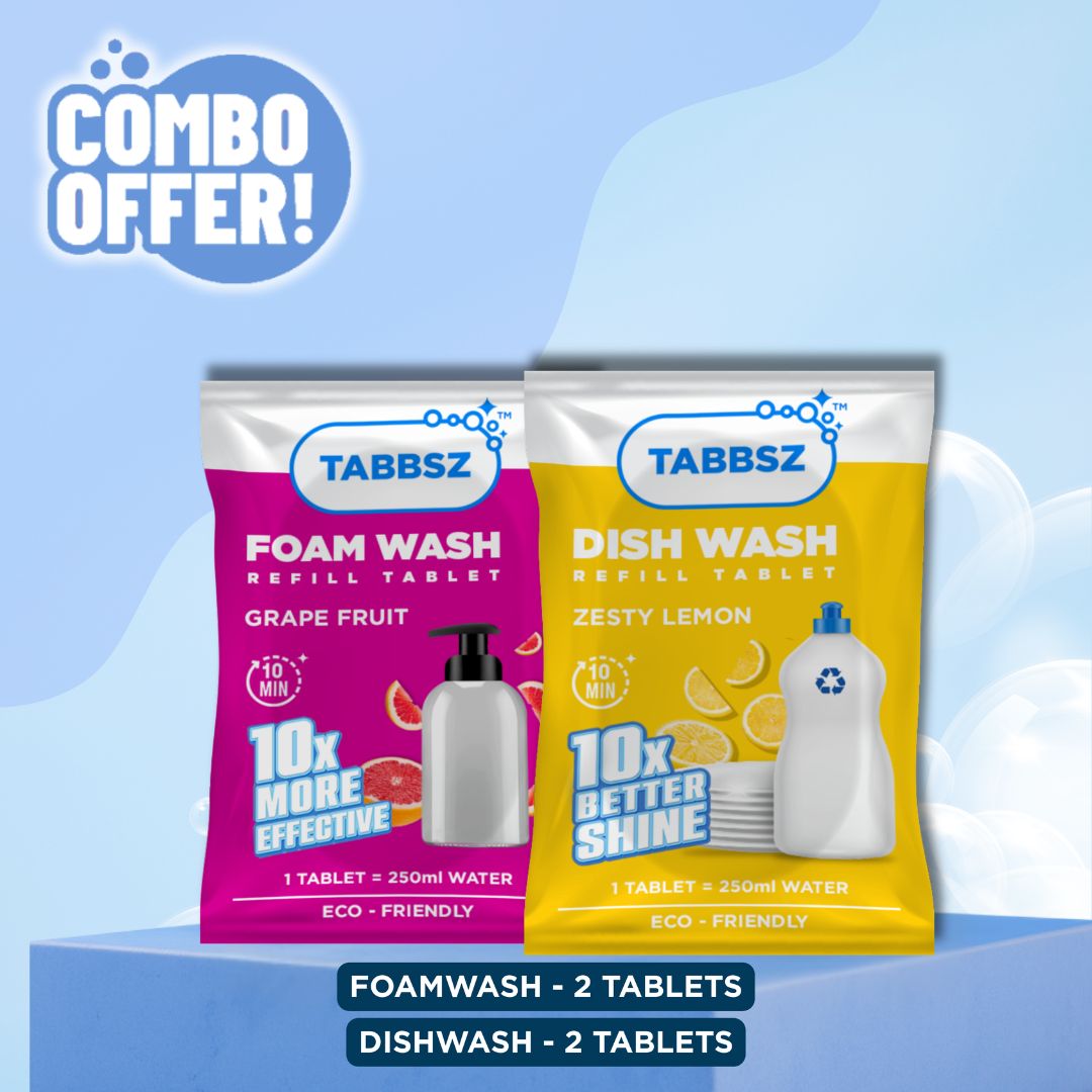 2x Foam + 2x Dishwash