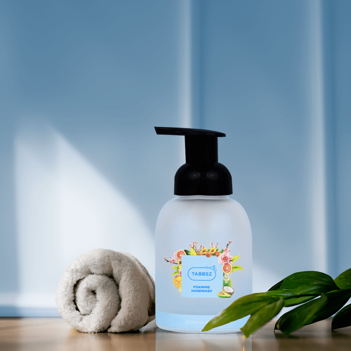 TABBSZ GLASS FOAM WASH BOTTLE - 250 ml