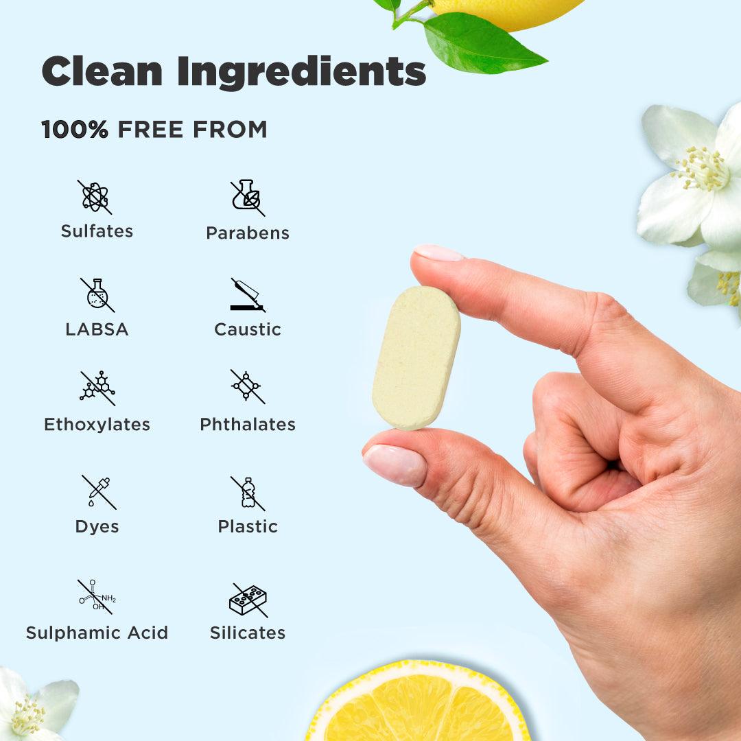 Tabbsz descaler, washing machine cleaner, eco-friendly descaler, organic descaler tablets, citrus washing machine cleaner, front load washer cleaner, natural limescale remover, washing machine maintenance