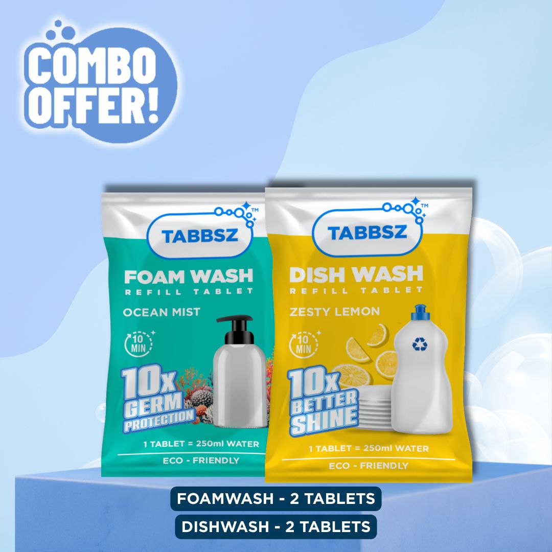 2x Foam + 2x Dishwash