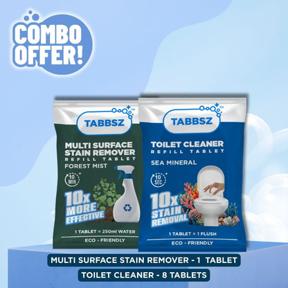 Multi-Stain Remover + Toilet Cleaner-8 Tabs