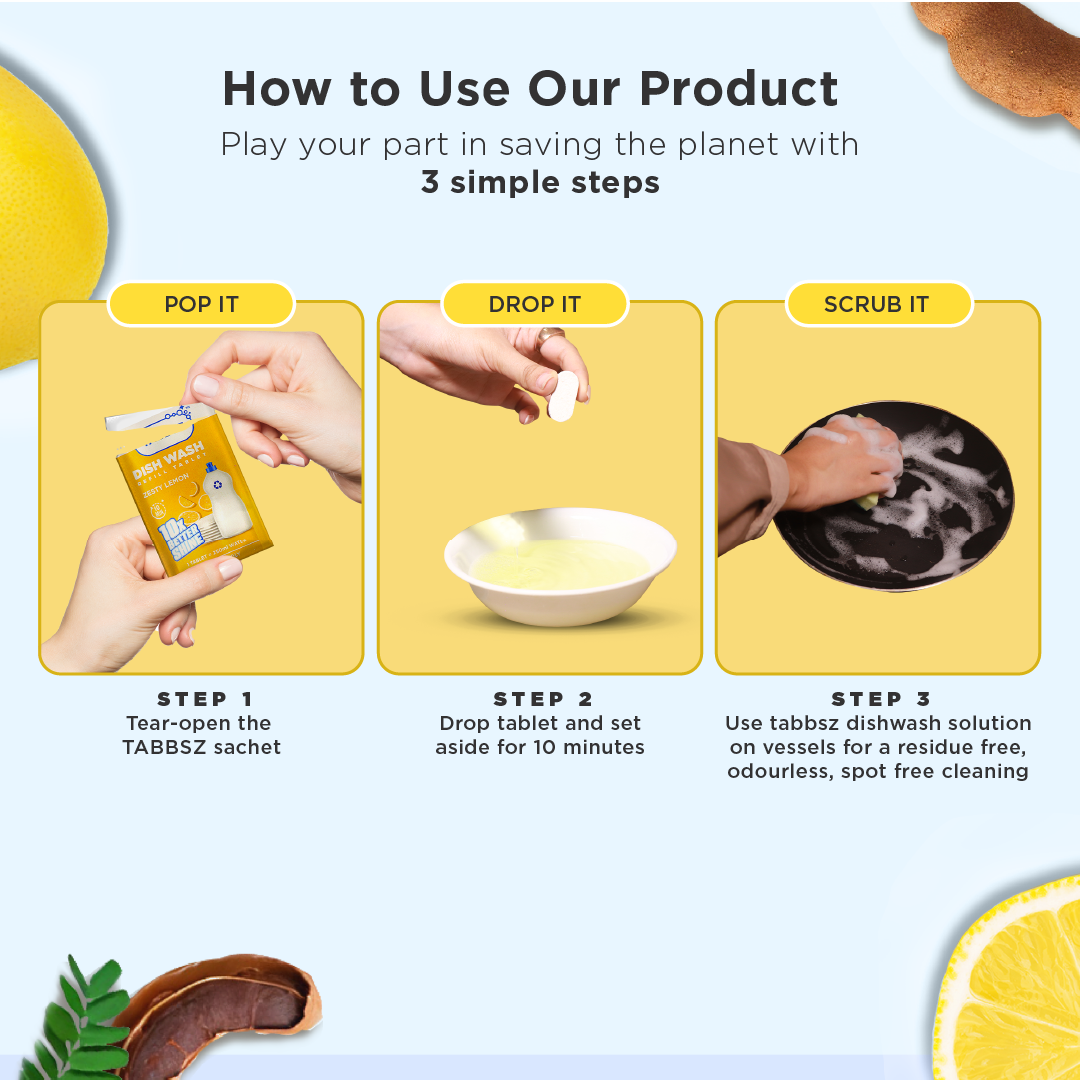 TABBSZ DISHWASH - ZESTY LEMON