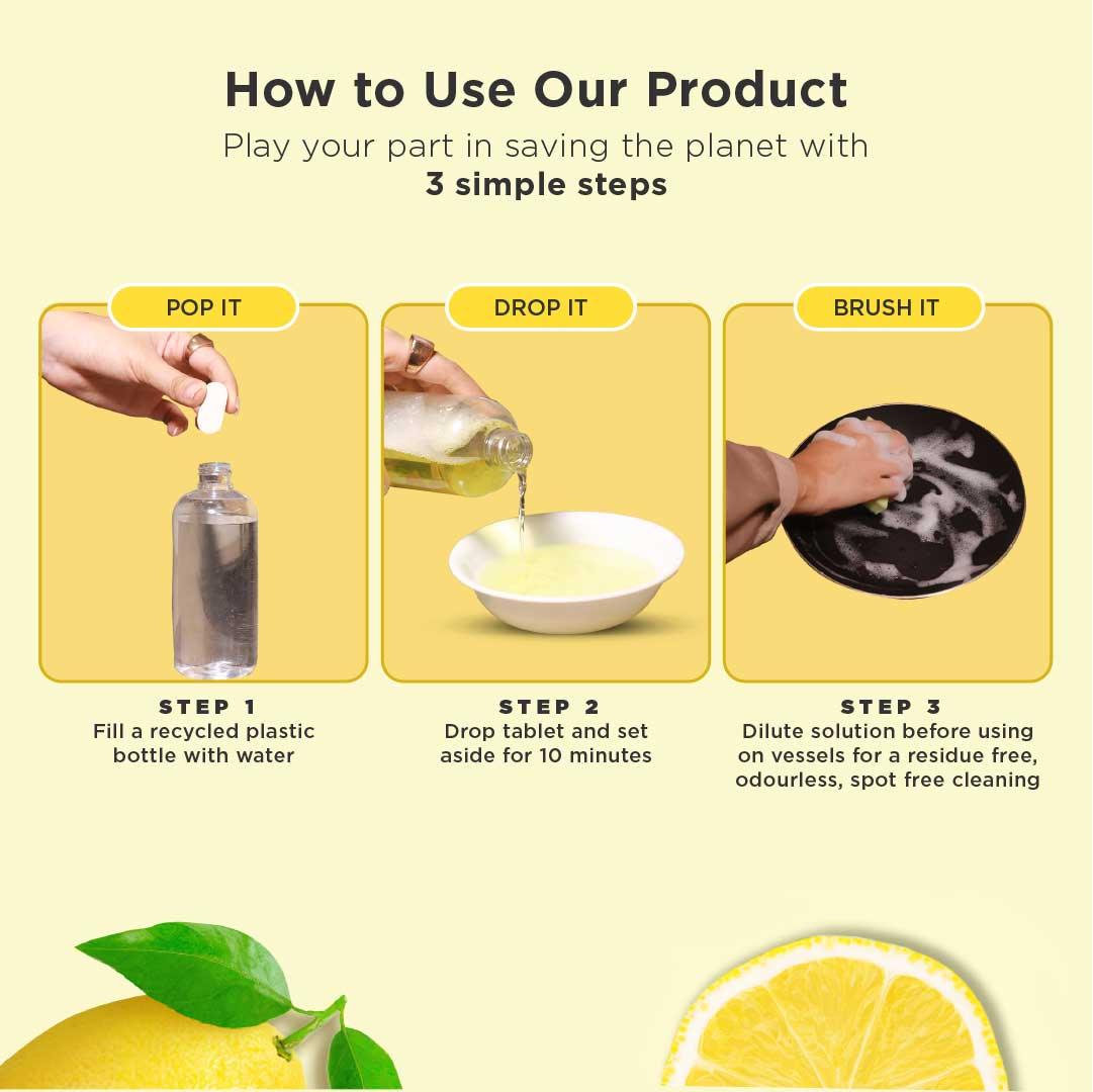 TABBSZ DISHWASH - ZESTY LEMON - Tabbsz store- Zesty Lemon / Single Pack - wk_wallet