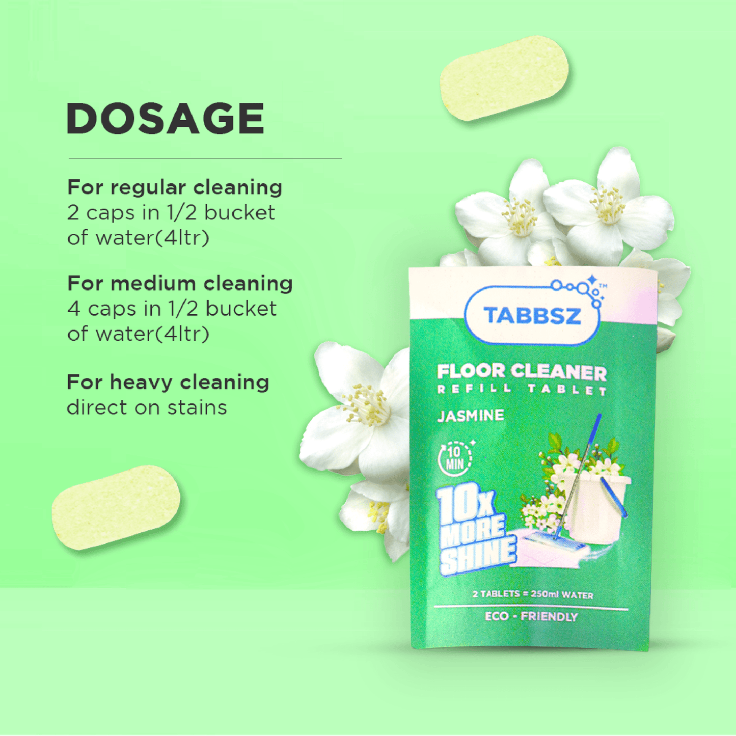 tabbsz, floor cleaner, Jasmin floor cleaner, rose floor cleaner, jasmine floor cleaner, lime floor cleaner and lavender floor cleaner, comparison-vs-others, chemical free , plastic free, nontoxic, child safe, pet safe, zero waste, eco friendly, clean floors, compostable paper packaging, all natural ingredients floor cleaner.
