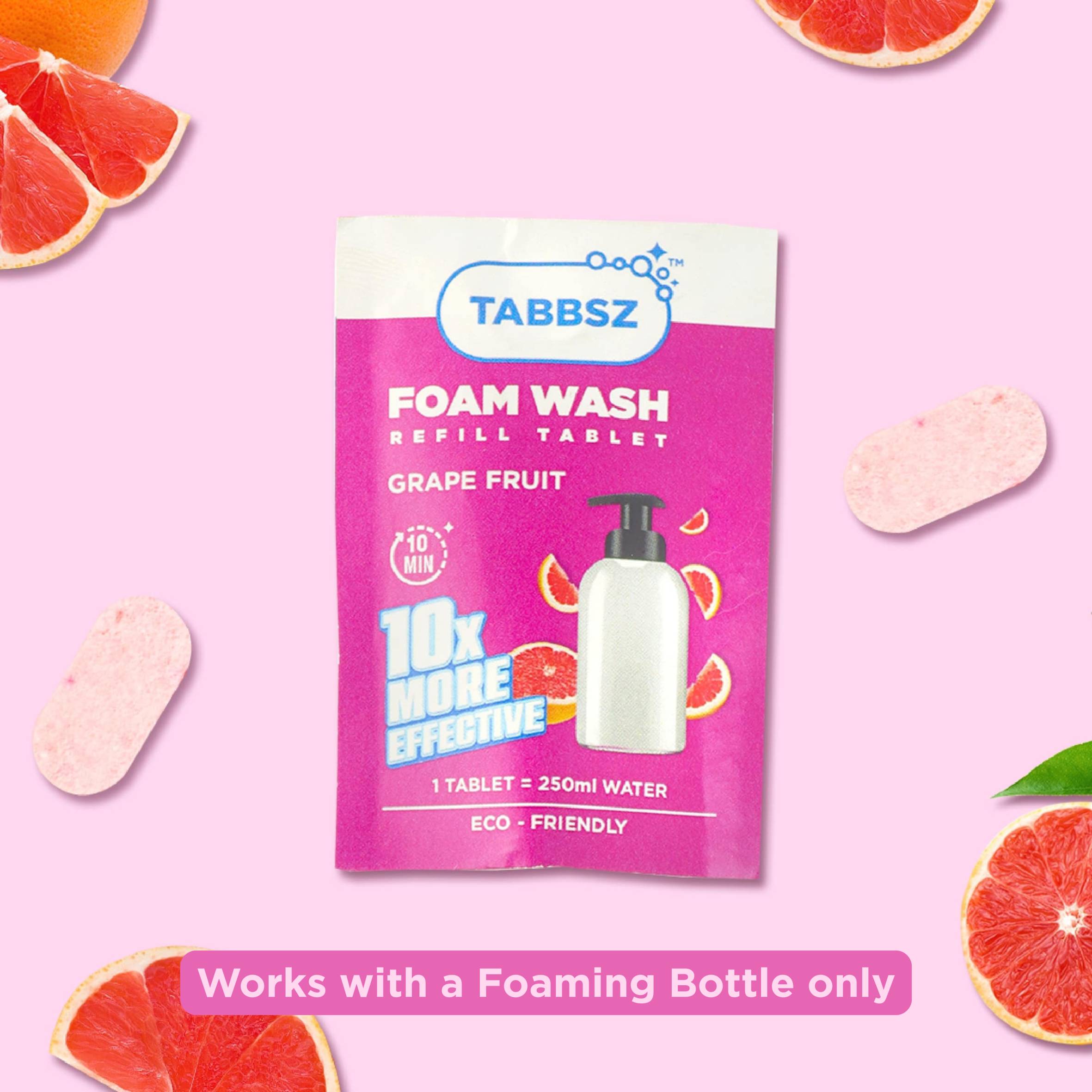 TABBSZ FOAM WASH - GRAPEFRUIT